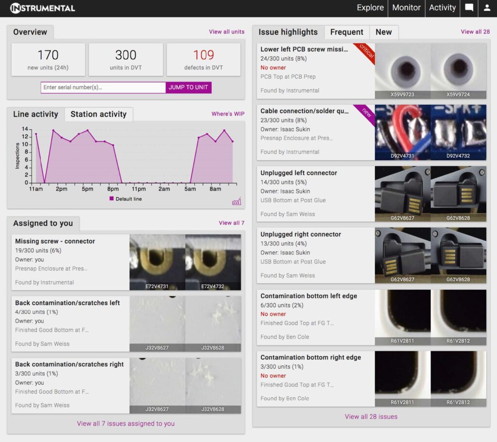 Instrumental Springboard provides at-a-glance assessment